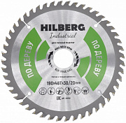 Диск пильный Hilberg Industrial Дерево 190х30/20х48Т HW192