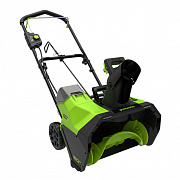 Снегоуборщик аккумуляторный Greenworks  GD60PSTK4, 60V, 51 см, бесщеточный, c 1хАКБ 4Ач и ЗУ