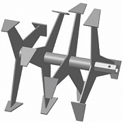 Фрезы "Гусиные лапки" S-24, лепестковые