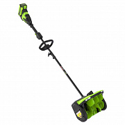 Снегоуборщик аккумуляторный Greenworks GD40SS2, 40V, 30 см, с регулируемым направлением выброса