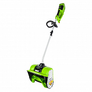 Снегоуборщик аккумуляторный Greenworks GD40SSK4, 40V, 30 см, бесщеточный, с 1хАКБ 4 А.ч и ЗУ